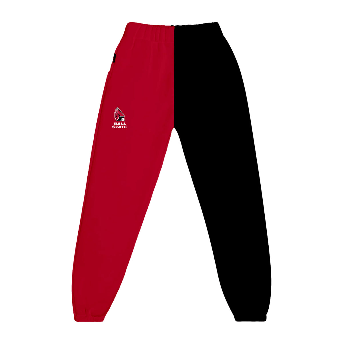 Champion Half Red Half Black Sweatpants Champion RW25 Men's