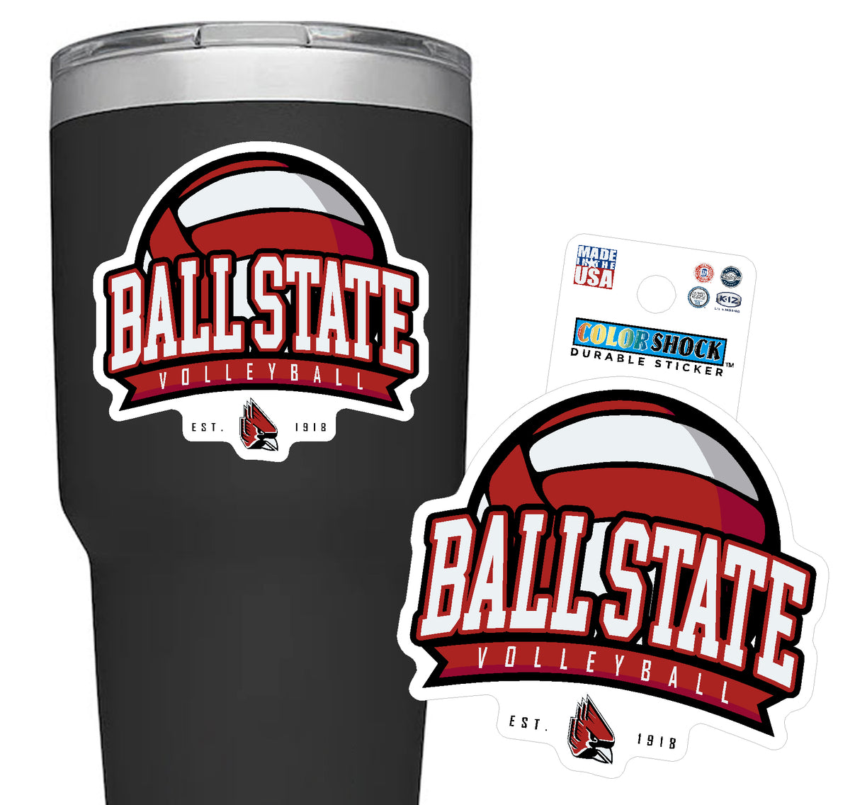 Ball State Volleyball Decal – Ball State Team Store