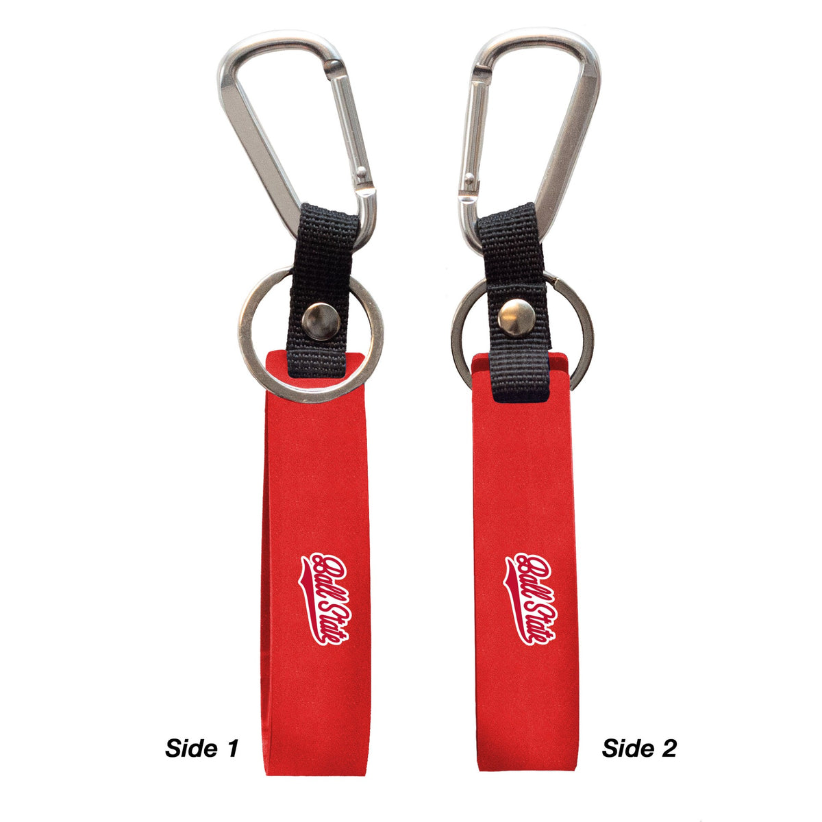 Allstate Keychains Ball State Keychain Red Silicone – Ball State Team Store
