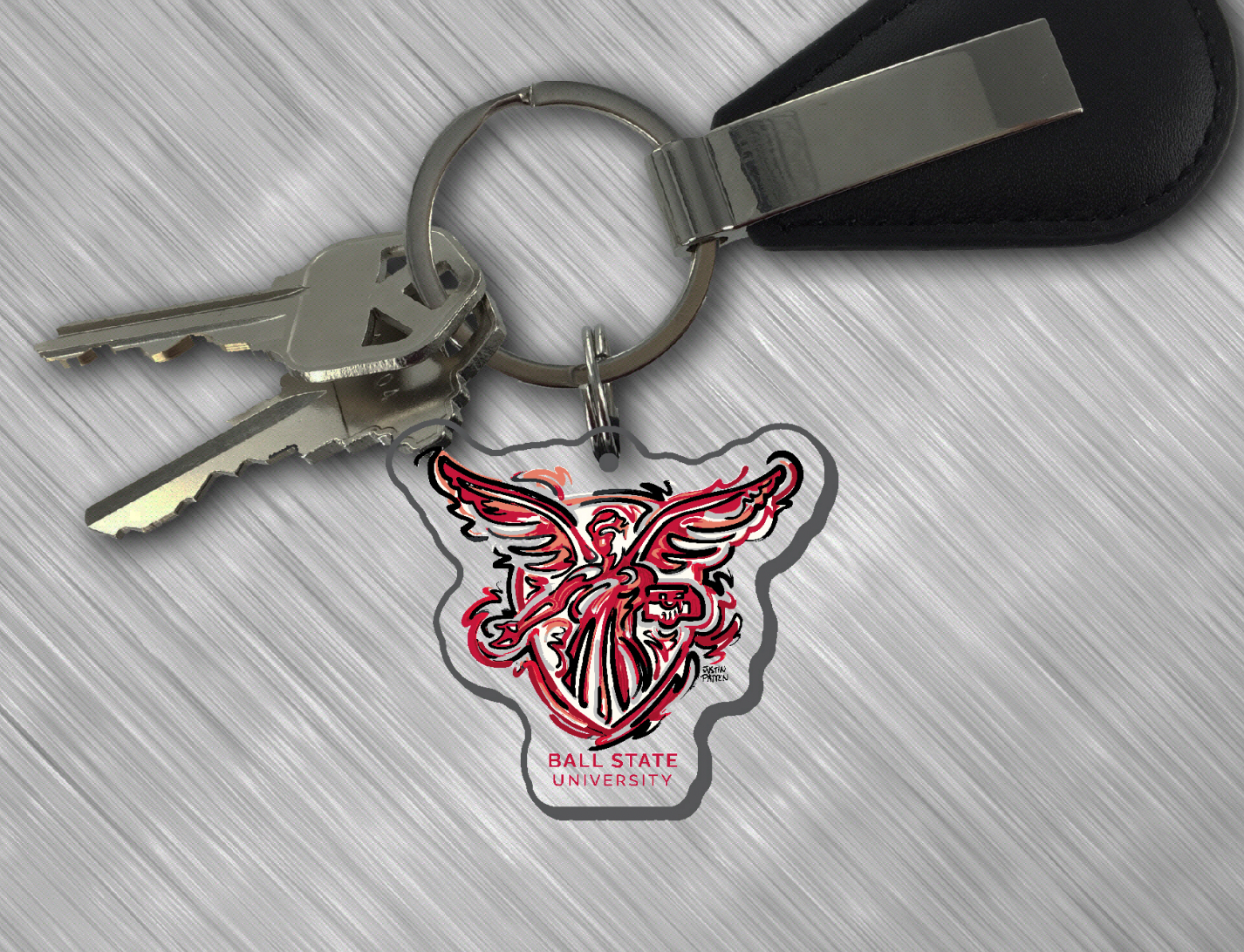 Allstate Keychains Ball State Acrylic Benny Keychain – Ball State Team Store