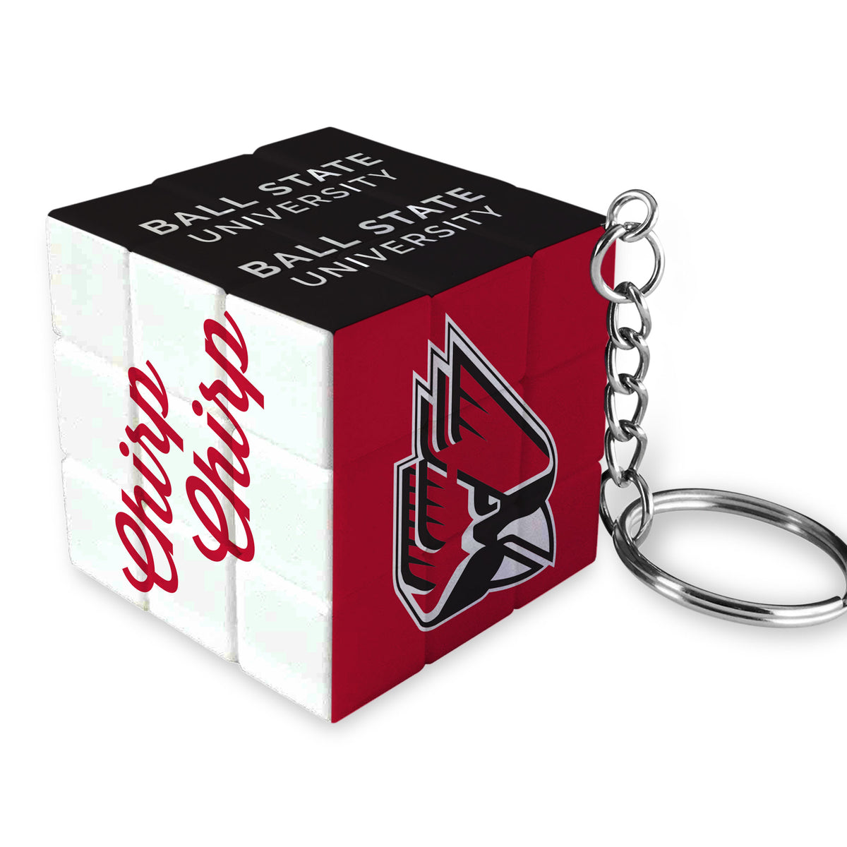 Allstate Keychains Ball State Keychain Puzzle Cube – Ball State Team Store
